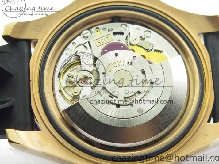 MiroTime 0112 WeatherProof Yacht-Master 40 116695SATS Bp Maker Best Edition Black Dial on Rubber Strap SA 3001